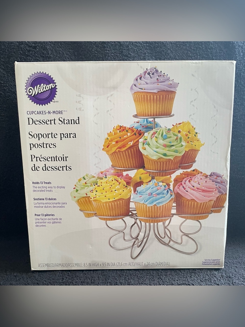 Wilton Silver Cupcake Dessert Stand
